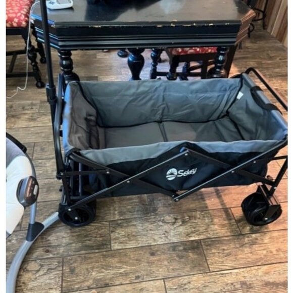 Heavy Duty Foldable Wagon with 220lbs Weight Capacity, Collapsible Folding - Picture 1 of 1